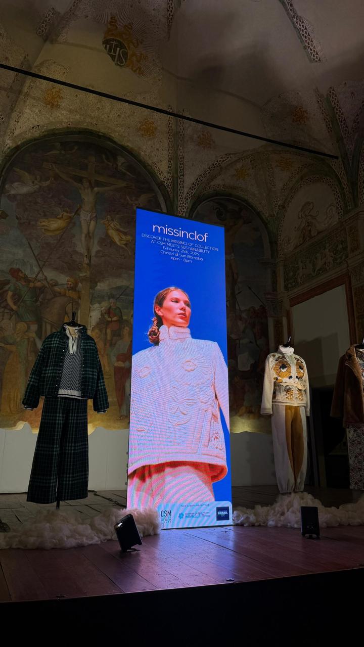 A Câmara de Comércio Italiana de São Paulo – ITALCAM acompanhou a marca brasileira MISSINCLOF à CSM MEETS SUSTAINABILITY