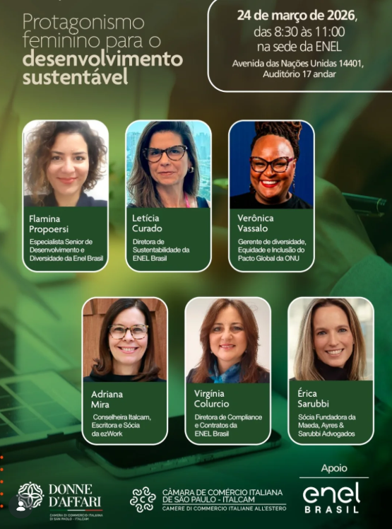 Liderança Feminina e ESG em pauta em encontro do Comitê Donne D’Affari