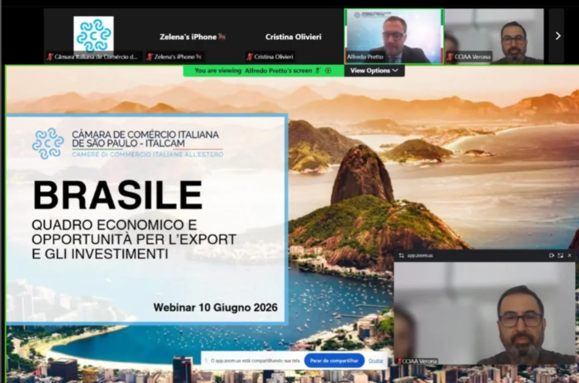 “Focus Brasile: Nuovi scenari per l’export veronese nel più grande mercato del Sud America”