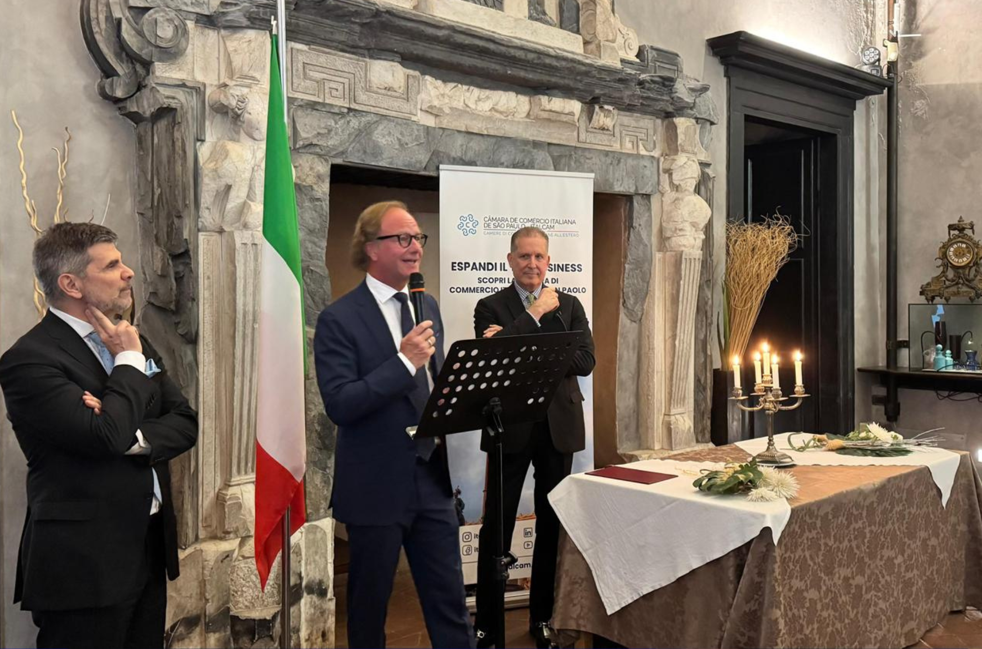 Italcam reforça os laços entre Ligúria e Brasil em encontro de networking em Gênova