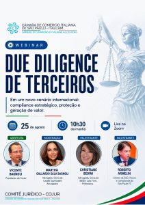 Webinar Episódio 2: Due Diligence em um novo cenário internacional: Compliance Estratégico, proteção e geração de valor