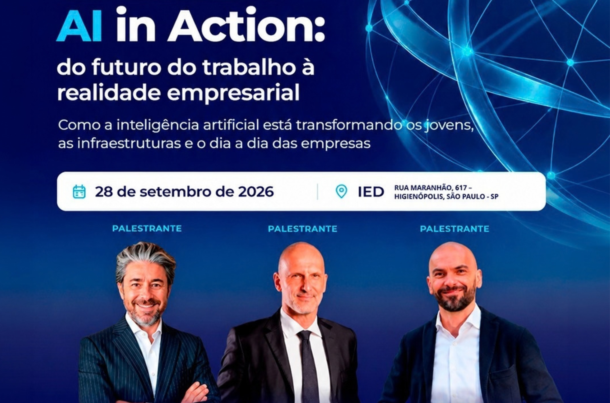 IA, negócios e inovação: uma noite de conexões e troca de experiências